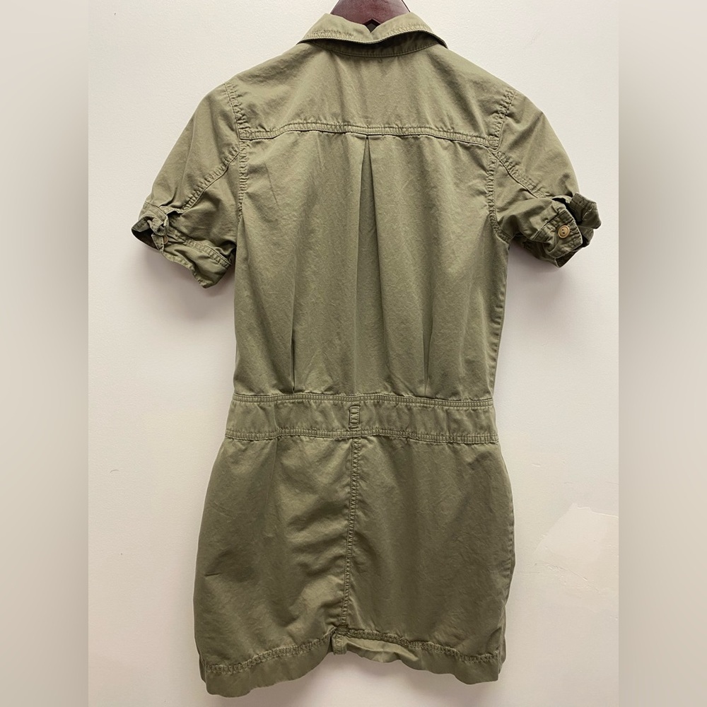 4 for $25 💚 Jacob Connexion Olive Green Utility Shirt Dress 💚 - 11/12 - Picture 3 of 7